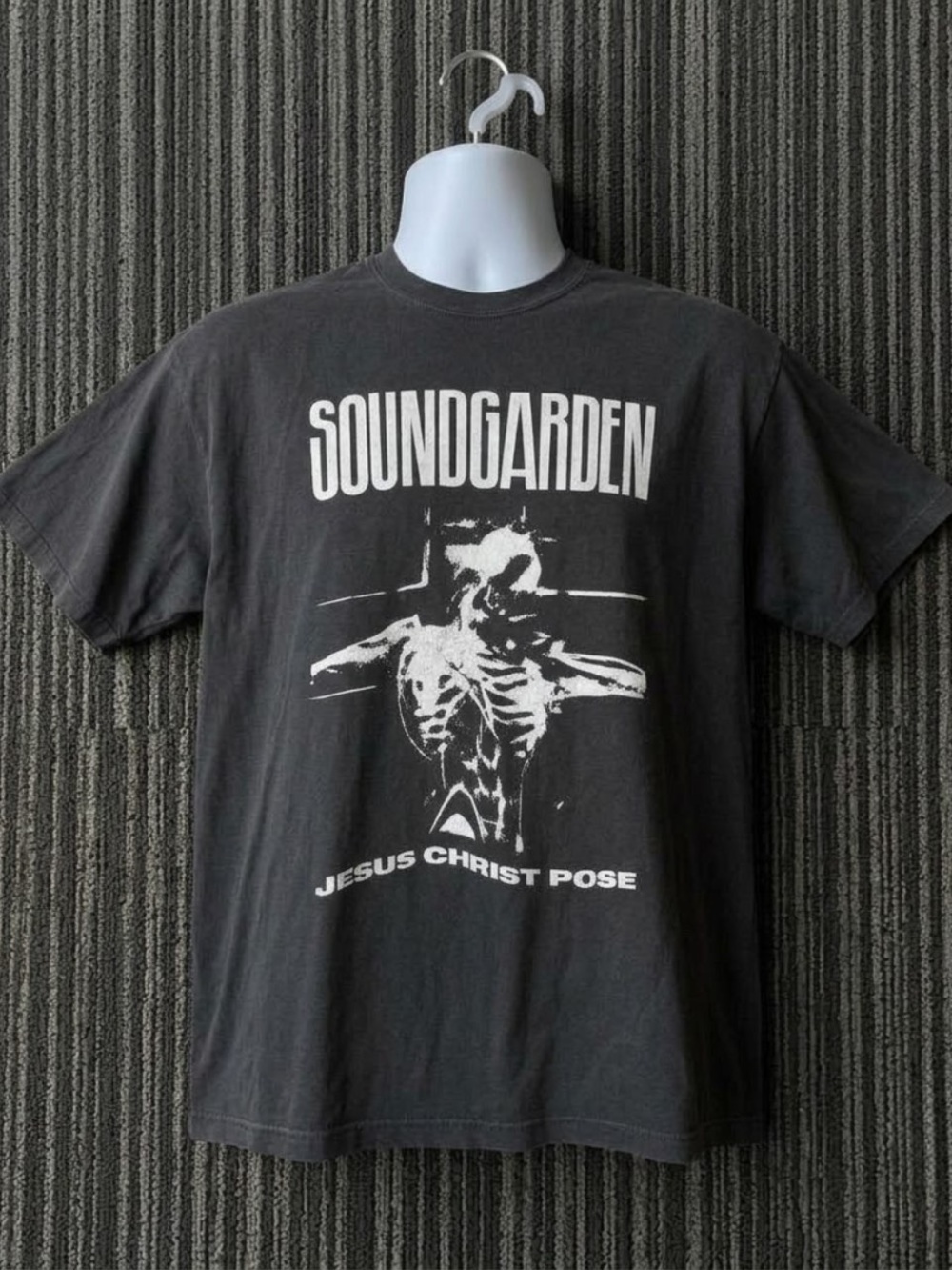 Soundgarden Jesus Christ Pose Shirt Grunge Rock Band Graphic Tee Black Gildan